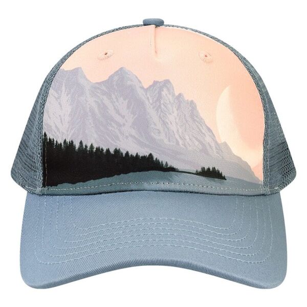 Printed Five-Panel Trucker Cap Thumbnail